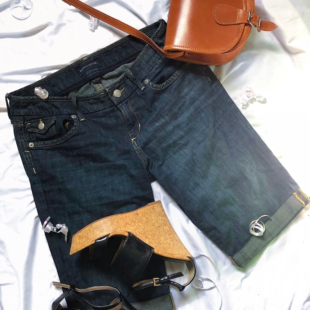 Banana Republic Denim Bermuda Shorts